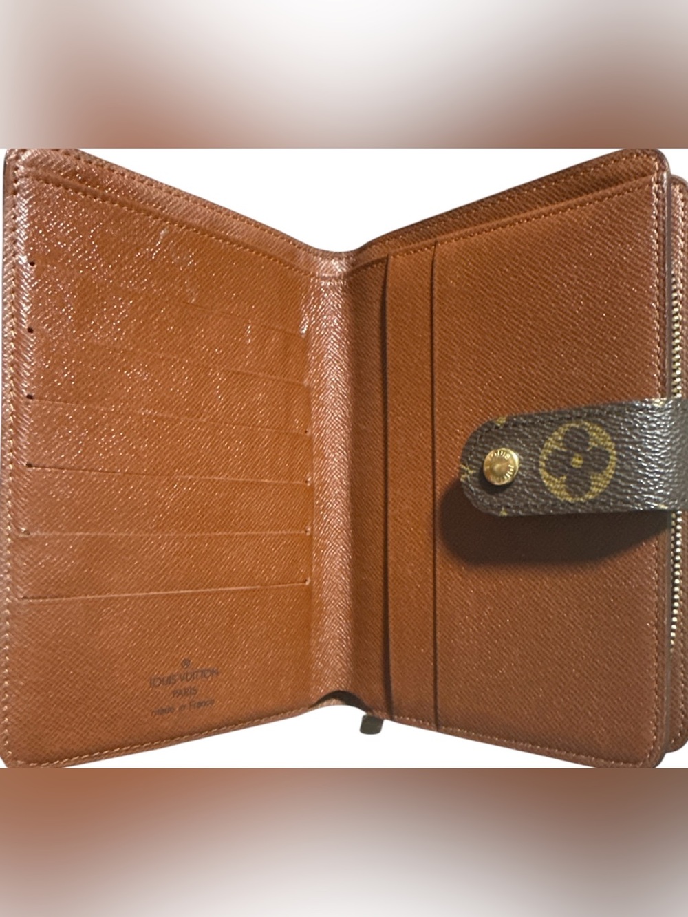 Louis Vuitton Brown Monogram Canvas Compact Wallet - Picture 8 of 8